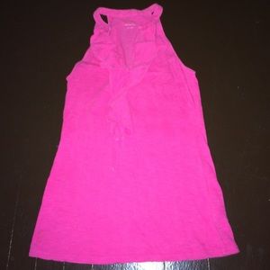 Lilly Pulitzer XS pink ruffle tank
