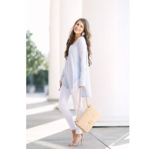 Free people 'Ventura' High/Low Thermal Top 💙