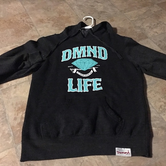 Gray & blue hoodie - Picture 1 of 1