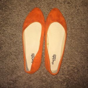 Orange flats