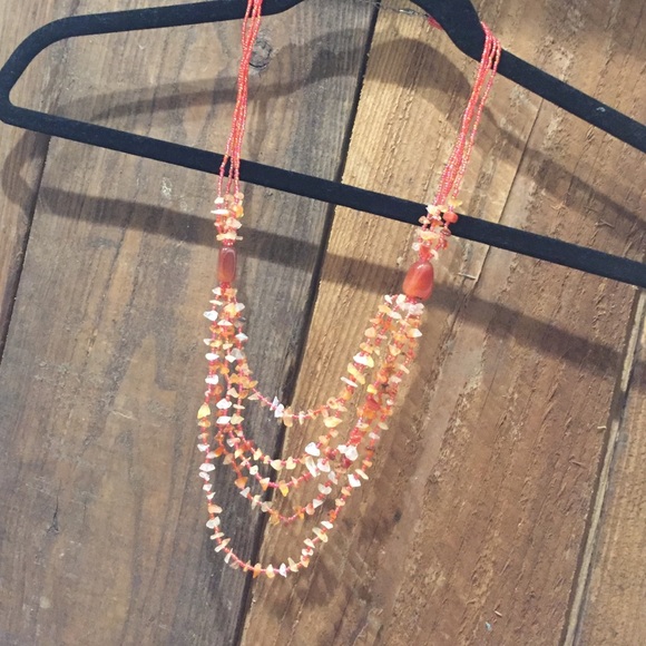 Beaded layered necklace