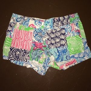 Lilly Pulitzer patchwork Walsh short 0