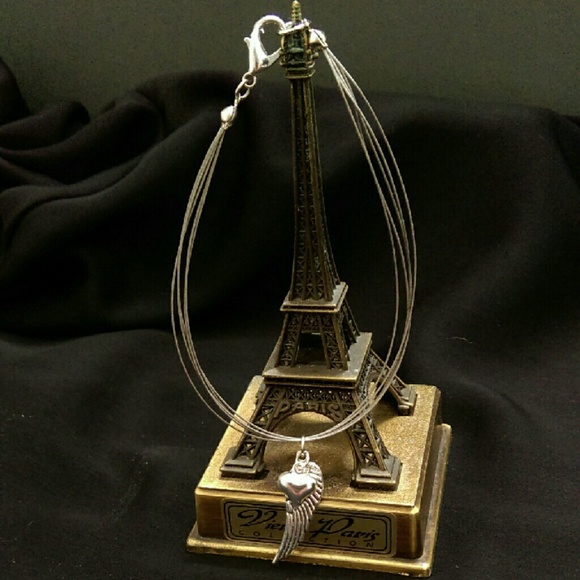 Angel Wing w/ Heart Bracelet - Picture 2 of 4