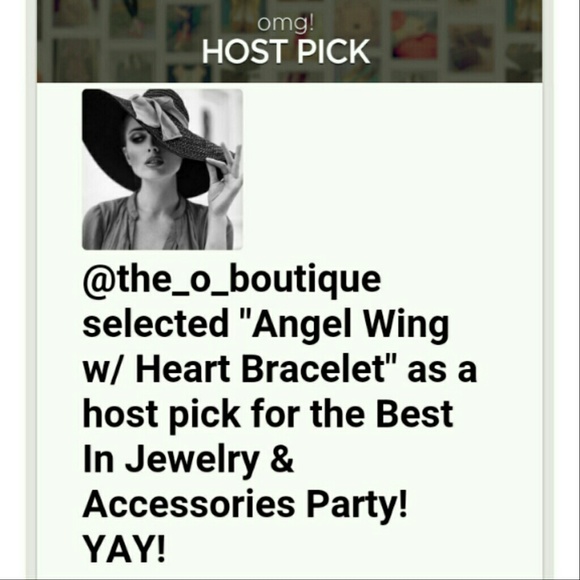 Angel Wing w/ Heart Bracelet - Picture 4 of 4