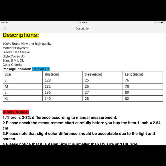 Loose Chiffon Kimono - Picture 4 of 4