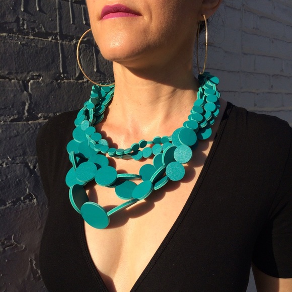 NWOT H&M Multi-Strand Circle Necklace