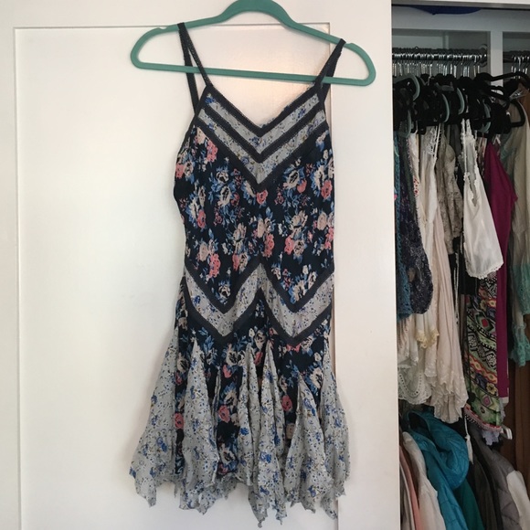 Free people floral dress, perfect condition