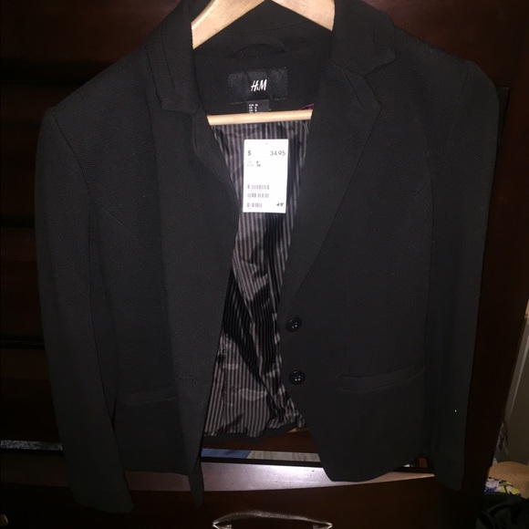 Hm fitted jacket in textured woven fabric - Picture 1 of 1