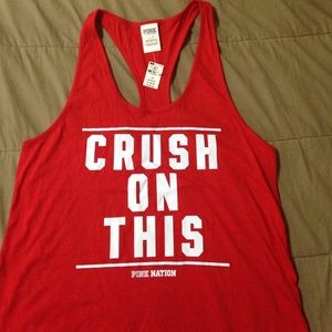 PINK pink nation racerback shirt