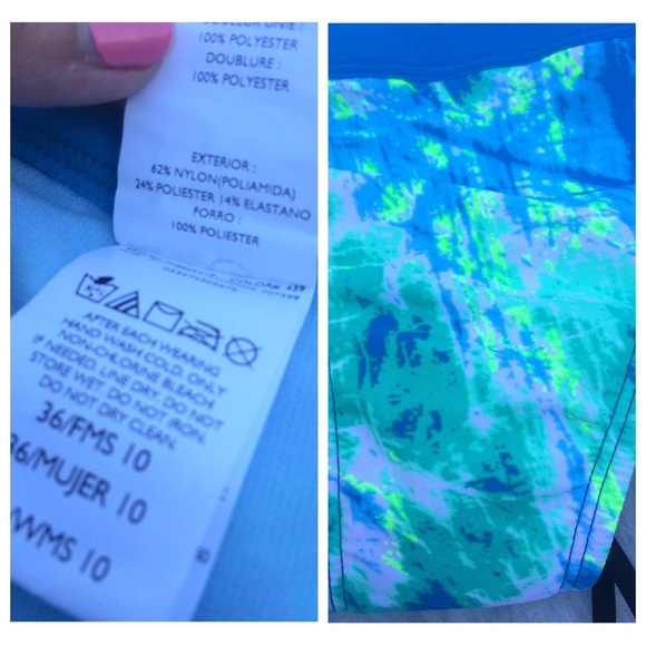 •Nike• neon splatter bikini bottom - Picture 4 of 4