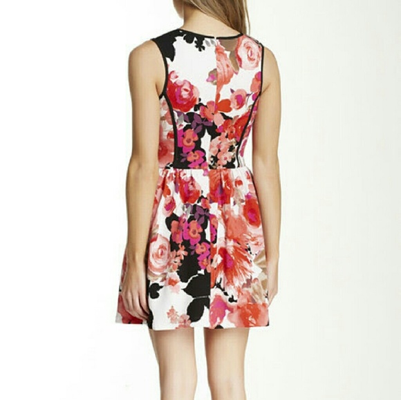 Spring Textured Fit and Flare Dress | Small - Picture 2 of 4