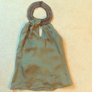 Beaded halter top