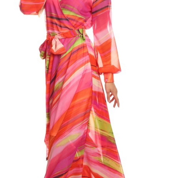 Hawaiian Maxi Dress - Picture 2 of 3