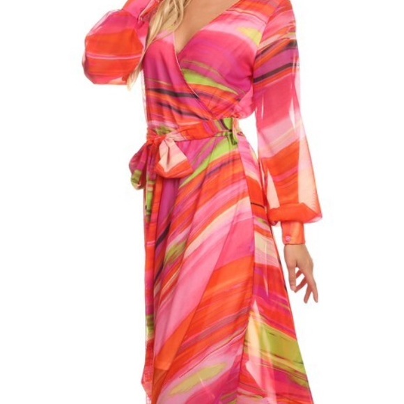 Hawaiian Maxi Dress - Picture 3 of 3