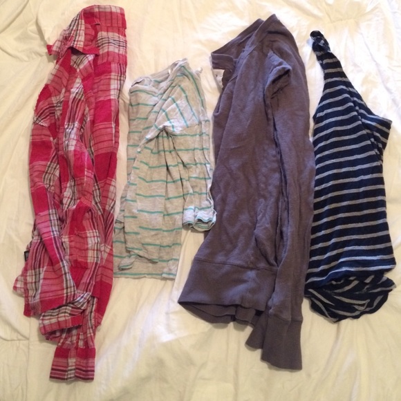 Flannel, tank, long sleeve, mid sleeve