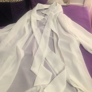 Brand new blouse from boohoo with neck tie