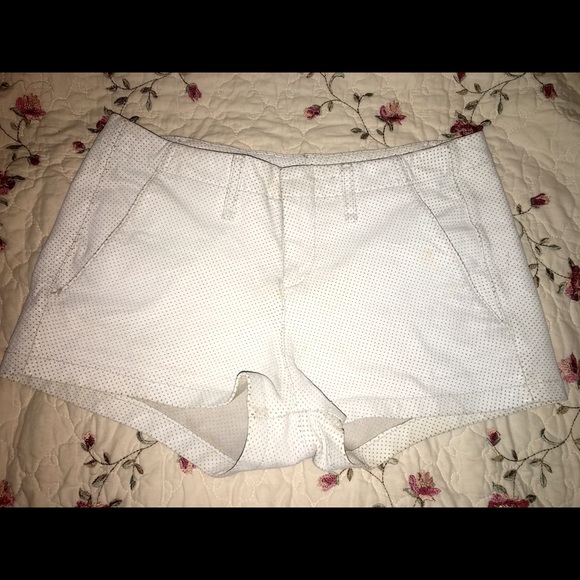 Rag and Bone real leather shorts