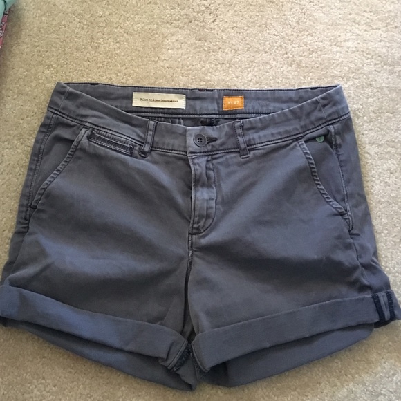 grey Anthropologie shorts