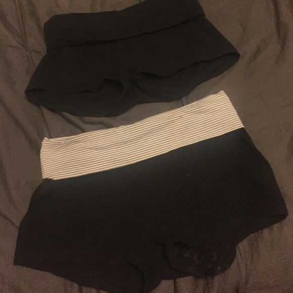 2 pairs of America eagle gym shorts