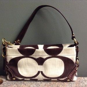 Coach baguette style handbag