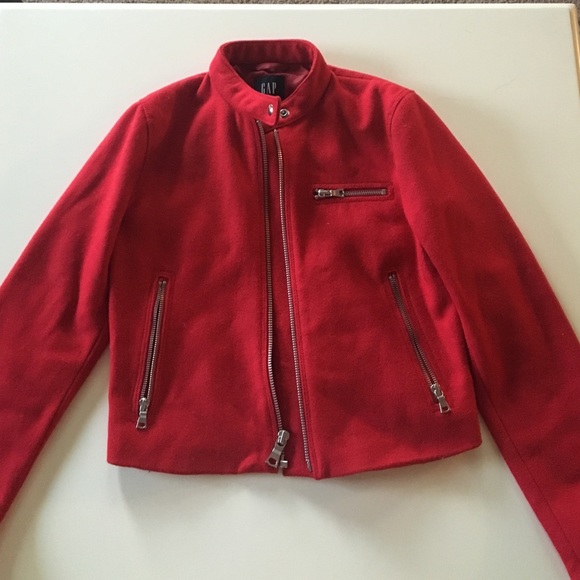 Red wool Gap jacket