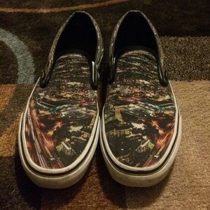 Vans city-scape slip on sneakers