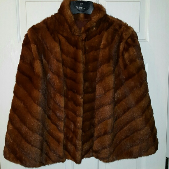 Authentic fur shaw