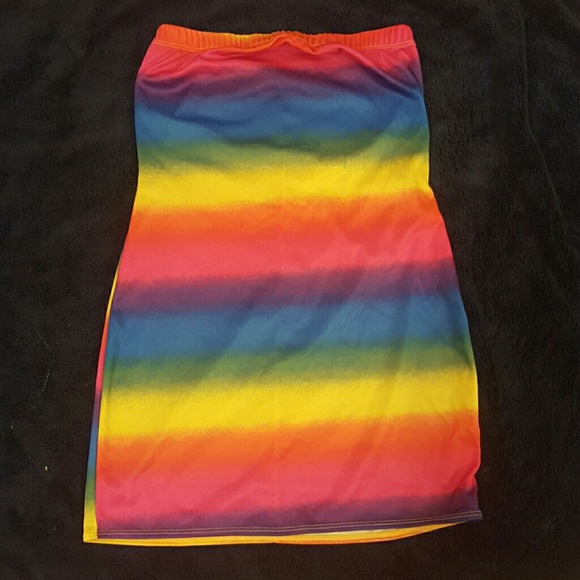 Rainbow club dress