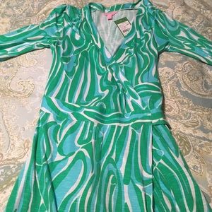Nwt Long sleeved likely Pulitzer wrap dress