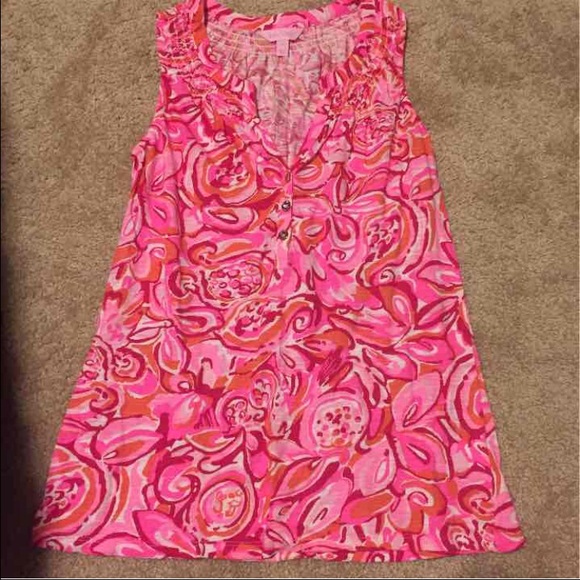 HOLD SERENAM24 Essie top in mango salsa size small