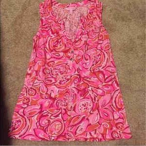 HOLD SERENAM24 Essie top in mango salsa size small