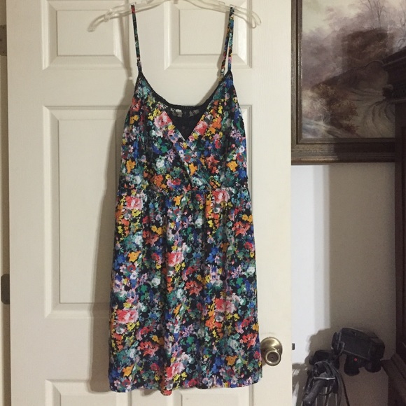 Forever 21 3X plus size Floral Skater Mini dress