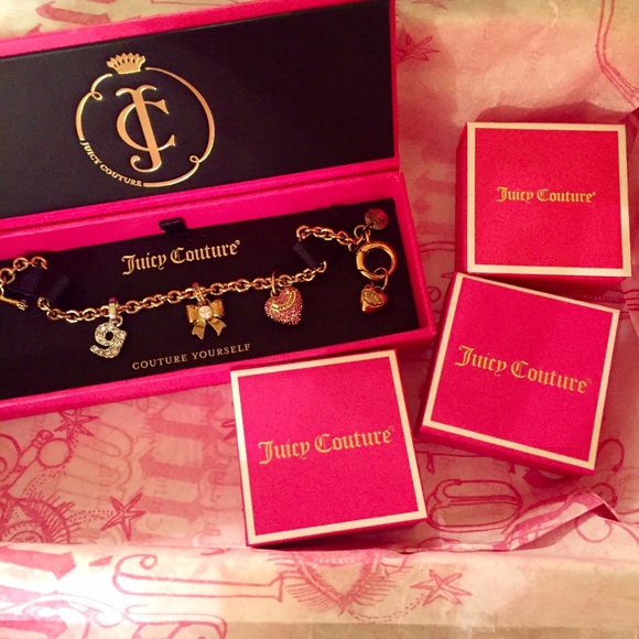 Juicy Couture Charm Bracelet - Gold