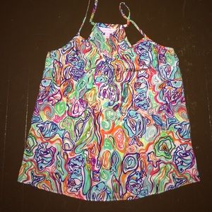 Lilly Pulitzer silk tank XS
