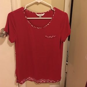 Charming Charlie pocket tee