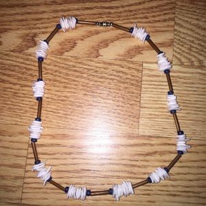 Wooden and Shell Beach Necklace