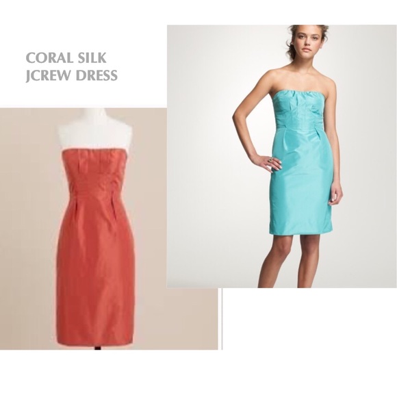 J. Crew Dresses & Skirts - LAST CHANCE JCREW Silk Coral Dress