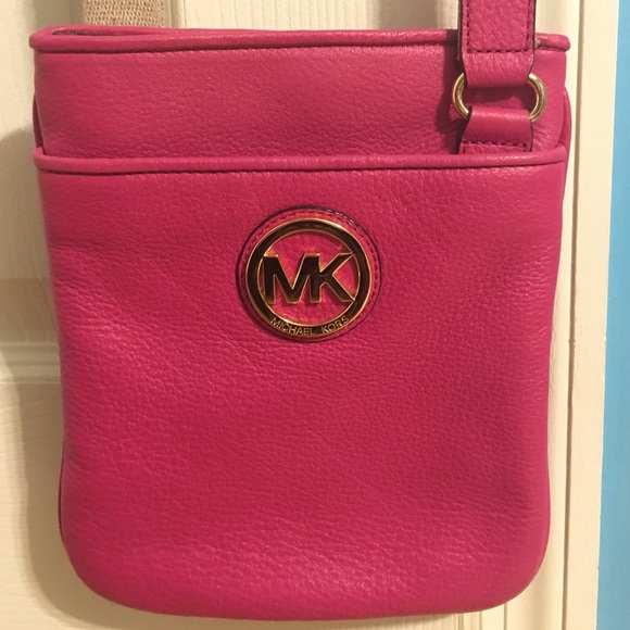 Michael Kors pink crossbody