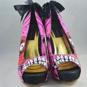 Zombie pink heels