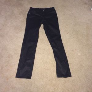 Cute black silky jeans. Not American Eagle.
