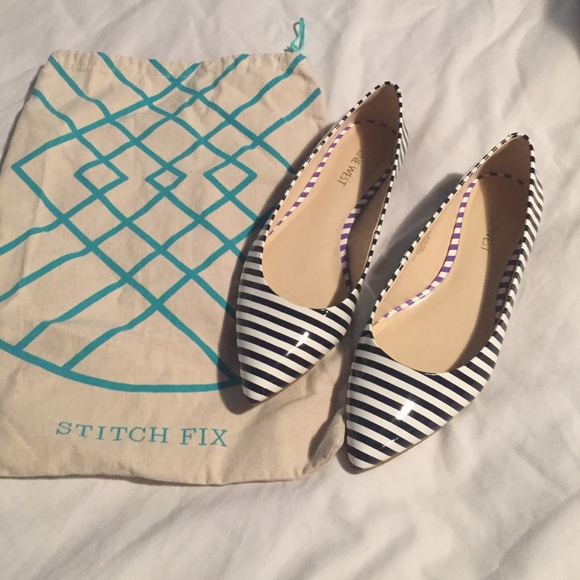 Nine West striped flats