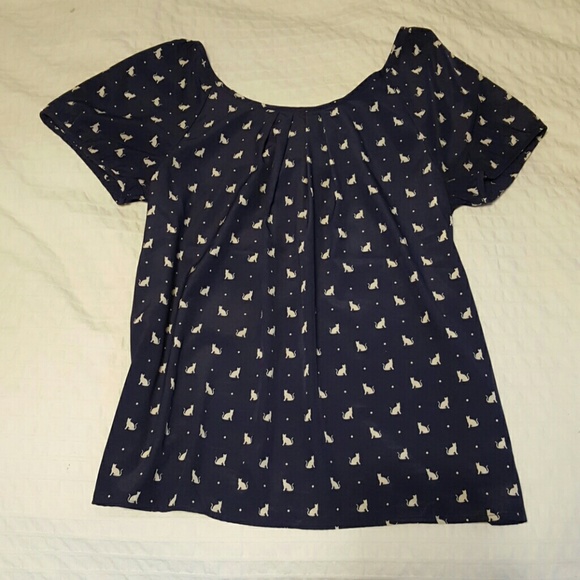 Cat print top
