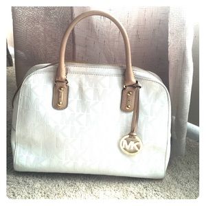 Authentic Michael Kors White purse