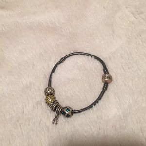 charcoal pandora bracelet