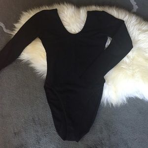American Apparel Black Bodysuit