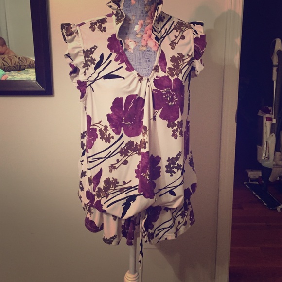 Tunic Floral Blouse
