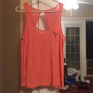 Plain Orange Tank Top