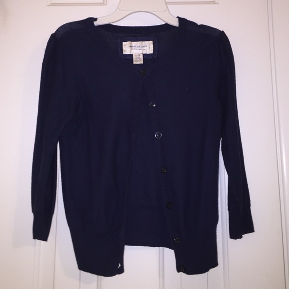 American Eagle navy cardigan