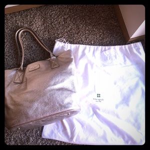 Kate Spade New York Tote - Metallic Silver