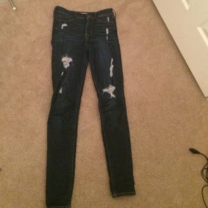 Hollister high rise super skinny